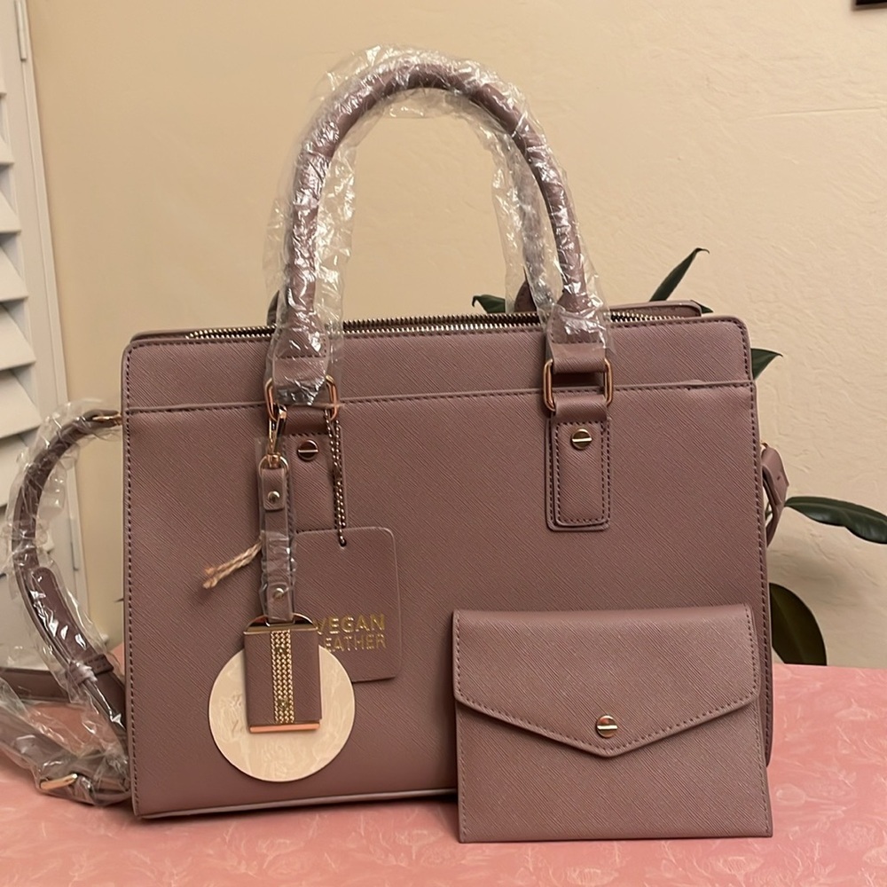 Miztique Handbag BGT-5775# Mauve NWT